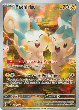 Pachirisu (208/198) - SSVBS  - Illustration Rare - Holofoil