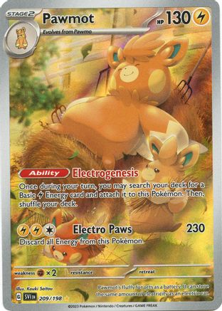 Pawmot (209/198) - SSVBS  - Illustration Rare - Holofoil
