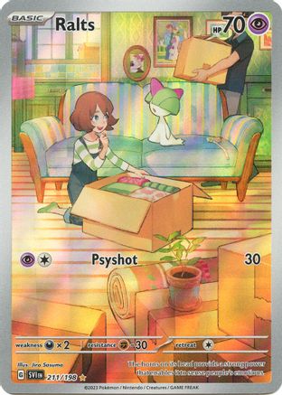 Ralts (211/198) - SSVBS  - Illustration Rare - Holofoil