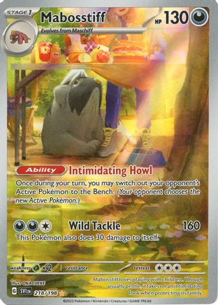 Mabosstiff (218/198) - SSVBS  - Illustration Rare - Holofoil
