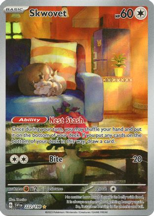 Skwovet (222/198) - SSVBS  - Illustration Rare - Holofoil