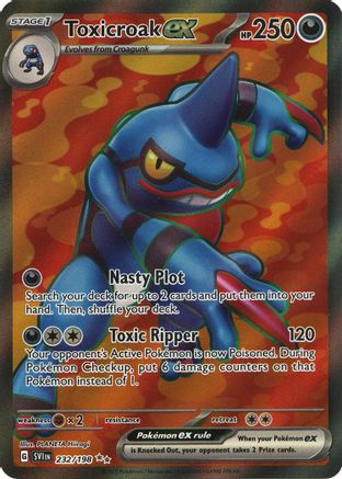 Toxicroak ex (232/198) - SSVBS  - Ultra Rare - Holofoil