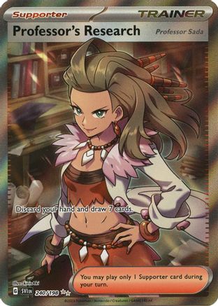 Professor's Research (240/198) - SSVBS  - Ultra Rare - Holofoil
