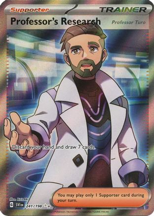 Professor's Research (241/198) - SSVBS  - Ultra Rare - Holofoil