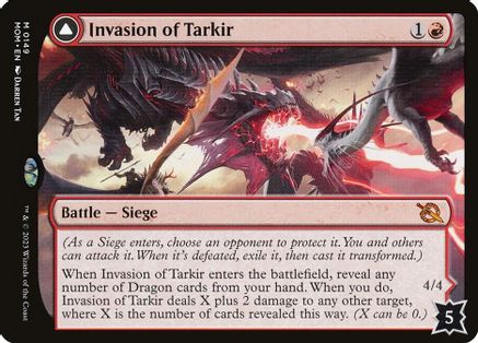 Invasion of Tarkir // Defiant Thundermaw (MOM-149) - mythic