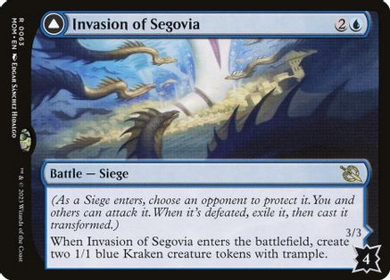 Invasion of Segovia // Caetus, Sea Tyrant of Segovia (MOM-063) - rare
