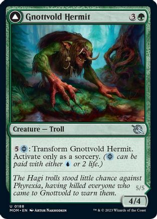 Gnottvold Hermit // Chrome Host Hulk (MOM-188) - uncommon - Foil