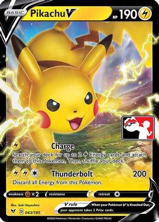 Pikachu V (043) - PPSC  - Ultra Rare - Holofoil