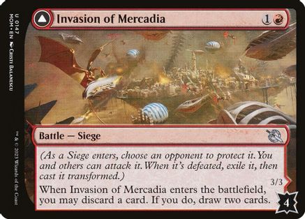Invasion of Mercadia // Kyren Flamewright (MOM-147) - uncommon