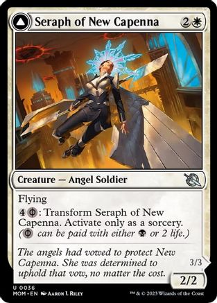 Seraph of New Capenna // Seraph of New Phyrexia (MOM-036) - uncommon