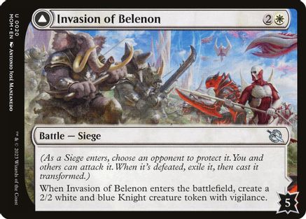 Invasion of Belenon // Belenon War Anthem (MOM-020) - uncommon - Foil