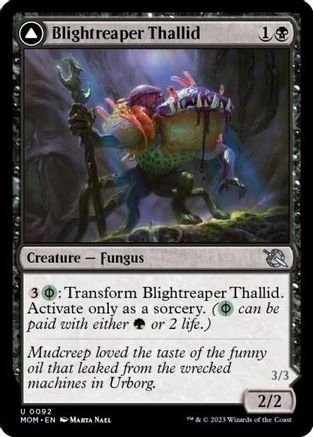 Blightreaper Thallid // Blightsower Thallid (MOM-092) - uncommon - Foil