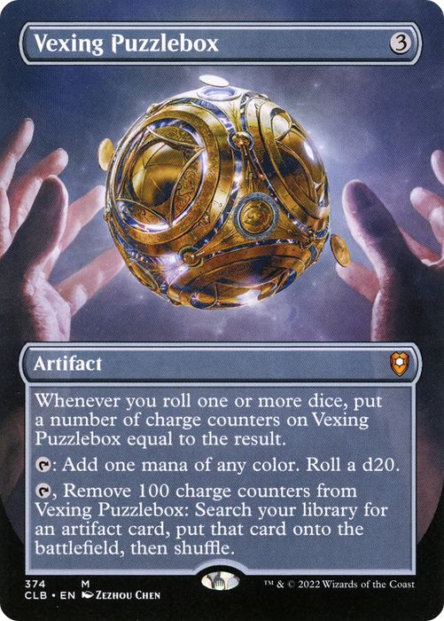 Vexing Puzzlebox (CLB-374) - mythic (Borderless) - Foil