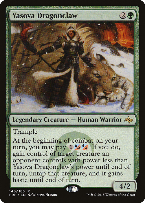 Yasova Dragonclaw (FRF-148) - rare - Foil