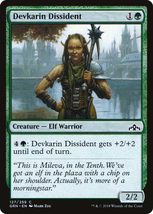 Devkarin Dissident (GRN-127) - common - Foil