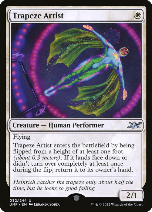 Trapeze Artist (UNF-032) - uncommon - Foil