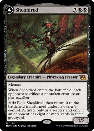 Sheoldred // The True Scriptures (MOM-125) - mythic - Foil