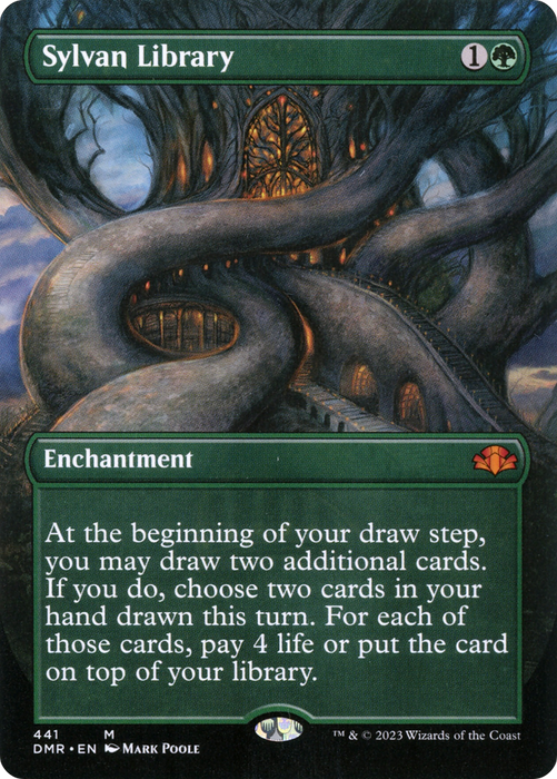 Sylvan Library (DMR-441) - mythic (Borderless)