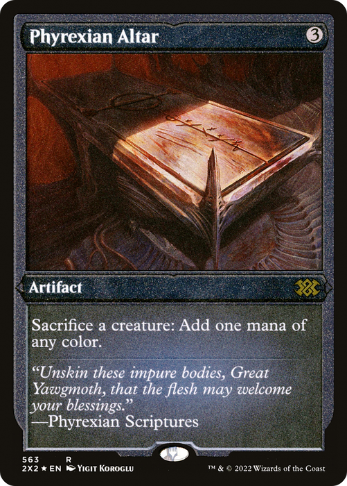 Phyrexian Altar (2X2-563) - rare - Etched Foil