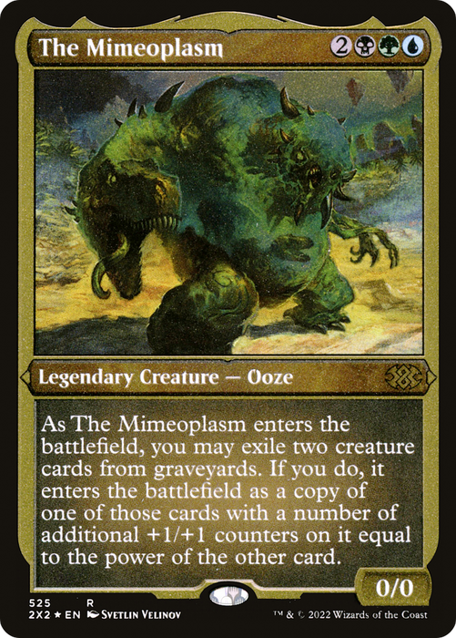 The Mimeoplasm (2X2-525) - rare - Etched Foil