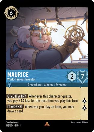 Maurice - World-Famous Inventor (152/204) - Rare - Cold Foil