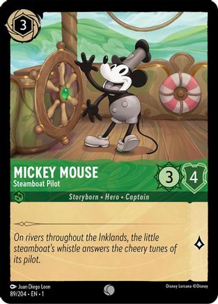Mickey Mouse - Steamboat Pilot (89/204) - Common