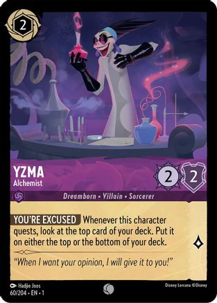 Yzma - Alchemist (60/204) - Common - Cold Foil