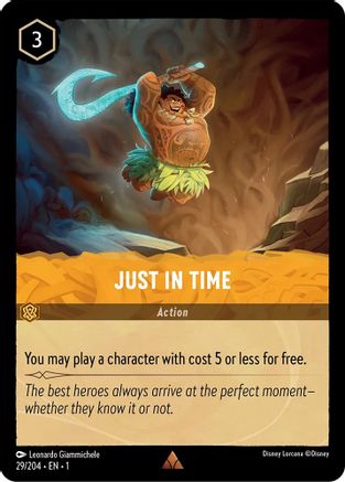 Just in Time (29/204) - Rare - Cold Foil