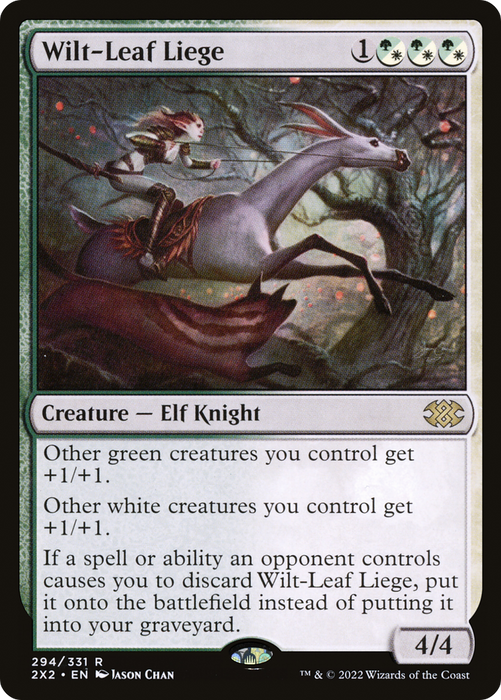 Wilt-Leaf Liege (2X2-294) - rare - Foil