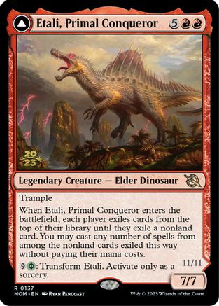 Etali, Primal Conqueror // Etali, Primal Sickness (PRE-137S) - rare - Foil