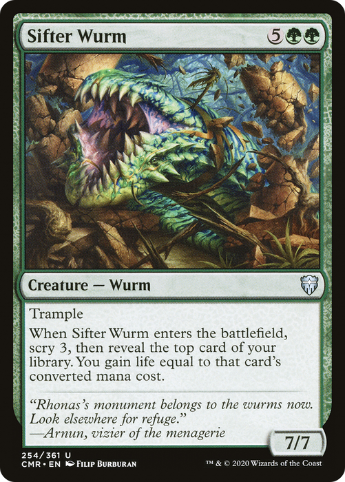 Sifter Wurm (CMR-254) - uncommon - Foil