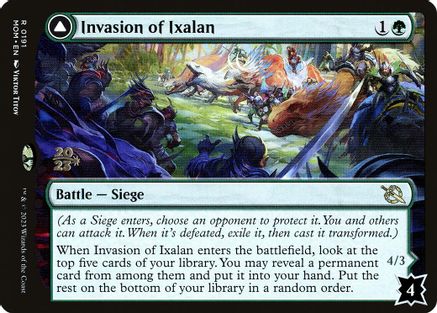 Invasion of Ixalan // Belligerent Regisaur (PRE-191S) - rare - Foil