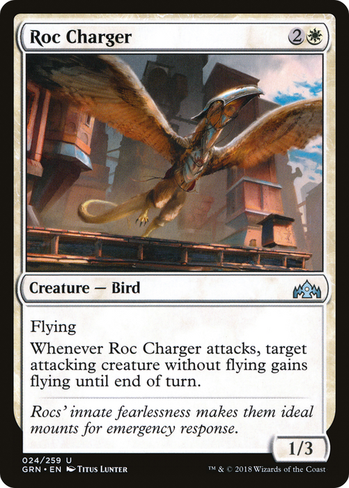 Roc Charger (GRN-024) - uncommon - Foil