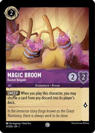 Magic Broom - Bucket Brigade (47/204) - Common