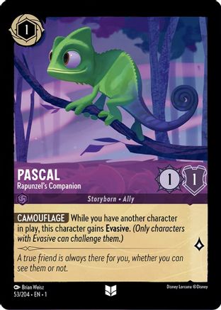 Pascal - Rapunzel's Companion (53/204) - Uncommon