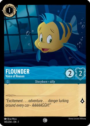 Flounder - Voice of Reason (145/204) - Common - Cold Foil