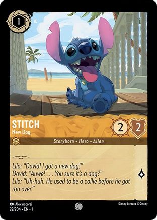 Stitch - New Dog (22/204) - Common