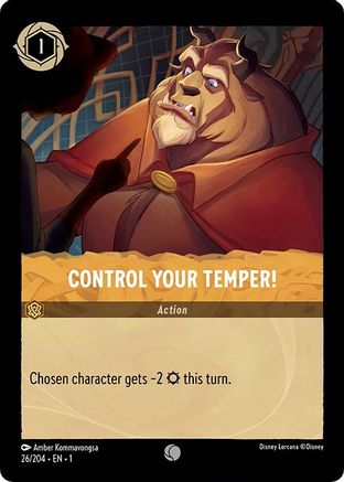 Control Your Temper! (26/204) - Common - Cold Foil