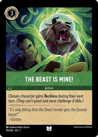 The Beast is Mine! (99/204) - Uncommon - Cold Foil