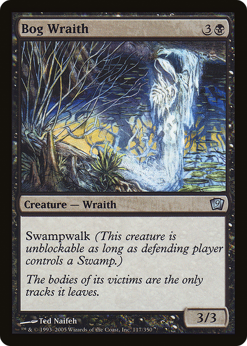 Bog Wraith (9ED-117★) - uncommon - Foil