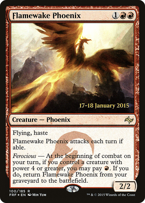 Flamewake Phoenix (PRE-100S) - rare - Foil