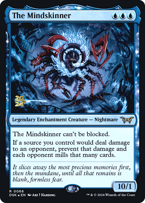 The Mindskinner (PRE-66S) - rare: (enchantment) - Foil