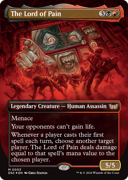 The Lord of Pain (DSC-003) - mythic (Borderless) - Foil
