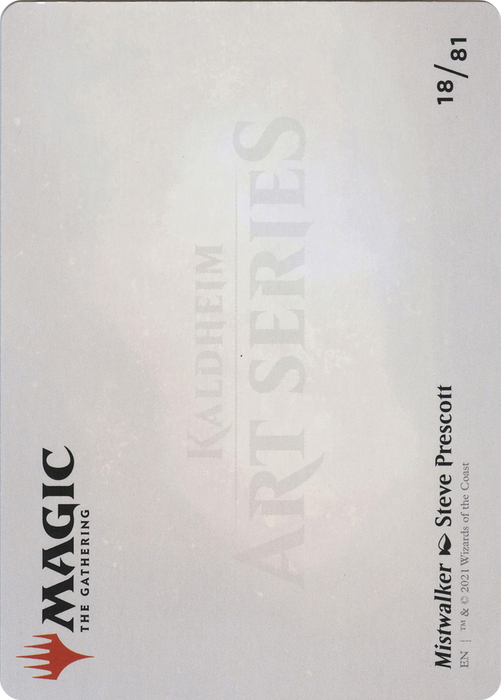Mistwalker // Mistwalker (AKHM-018) - common (Borderless) - Foil