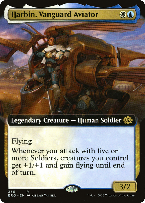 Harbin, Vanguard Aviator (BRO-355) - rare: (Extended Art)