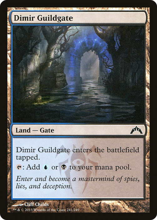 Dimir Guildgate (GTC-241) - common - Foil