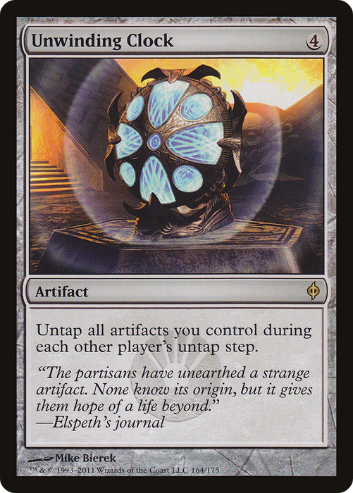 Unwinding Clock (NPH-164) - rare - Foil