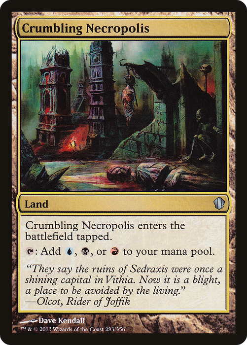 Crumbling Necropolis (C13-283) - uncommon