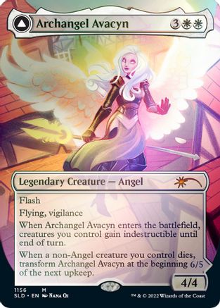 Archangel Avacyn // Avacyn, the Purifier (SLD-1156) - mythic (Borderless) - Foil