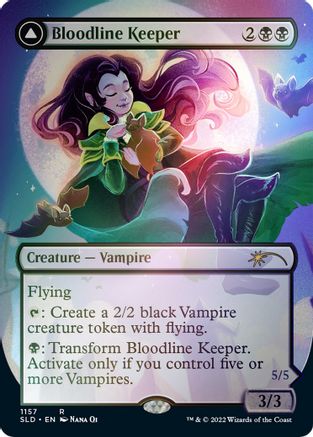 Bloodline Keeper // Lord of Lineage (SLD-1157) - rare (Borderless) - Foil